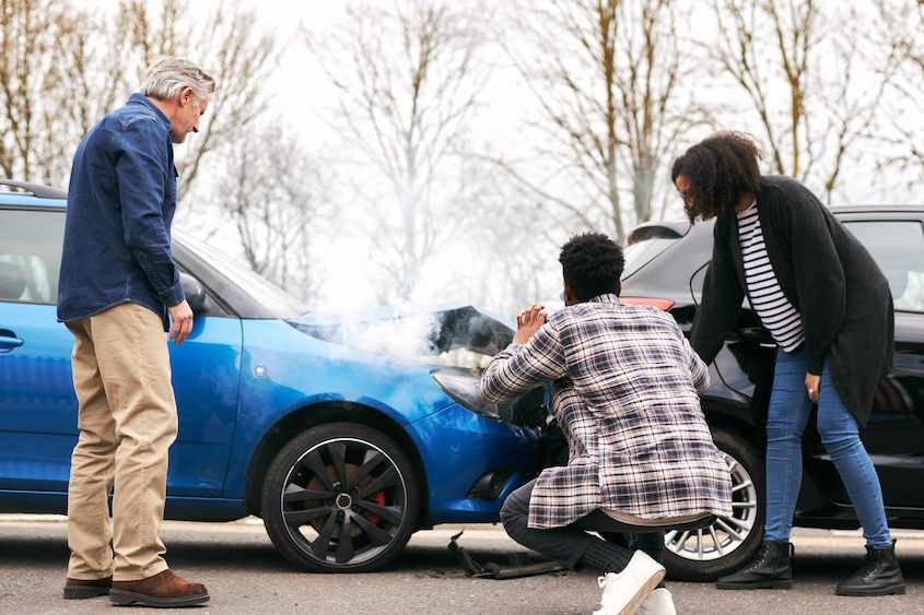 uber car accident looking at damage to determine Uber Accident eligibility