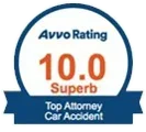 Avvo Rating 10.0 Superb - Top Attorney Car Accident