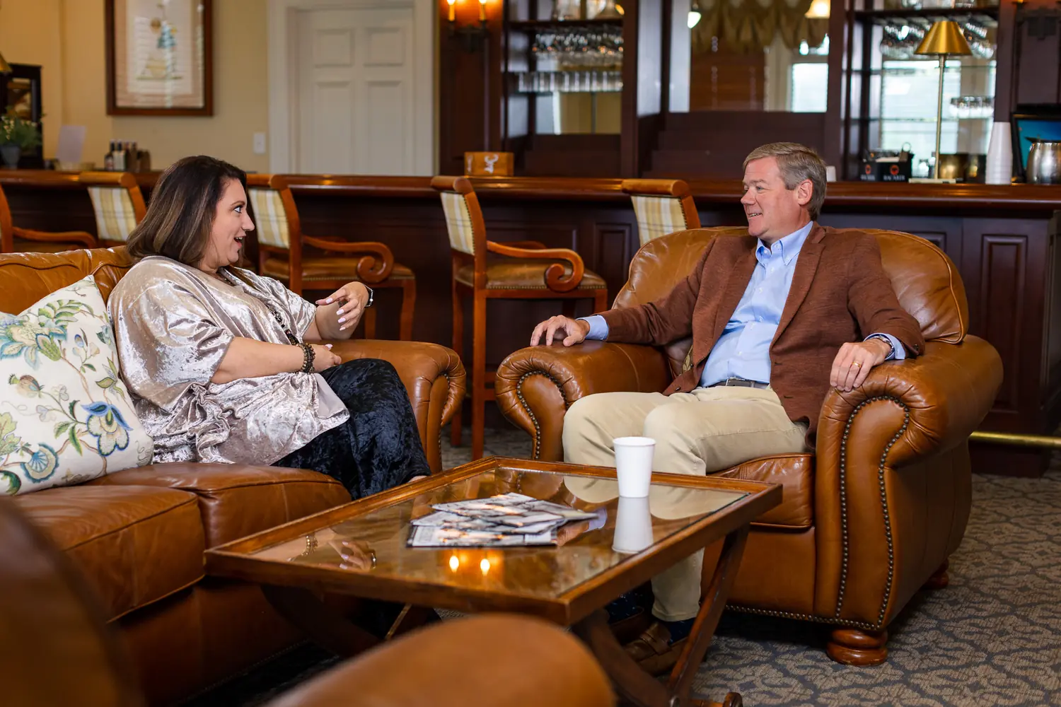 Law Office of John B. Jackson consultation lounge area