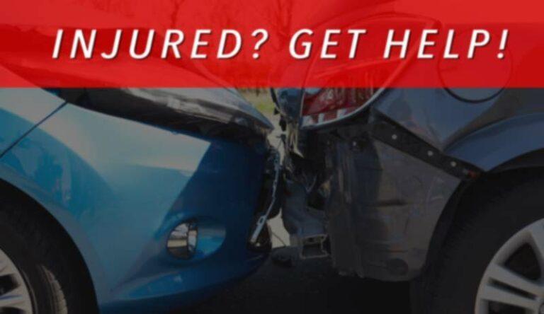 injured auto accident get help