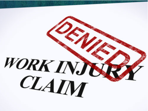 Denied work injury claim